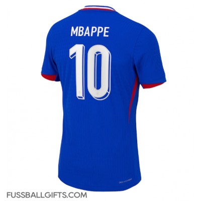 Frankreich Kylian Mbappe #10 Fußballbekleidung Heimtrikot EM 2024 Kurzarm Frankreich Kylian Mbappe #10 Fußballbekleidung Heimtrikot EM 2024 Kurzarm